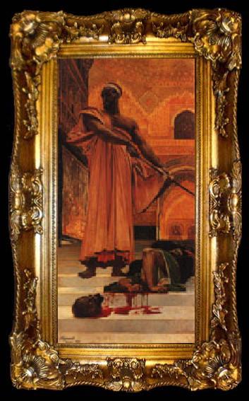 framed  Henri Regnault Execution Without Trial under the Moorish Kings of Granada, ta009-2